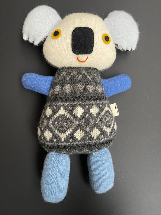 Koala - blue and diamonds