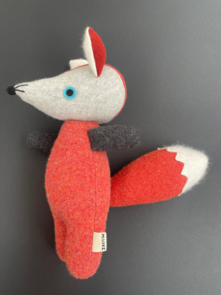 Fox - orange with aqua eyes