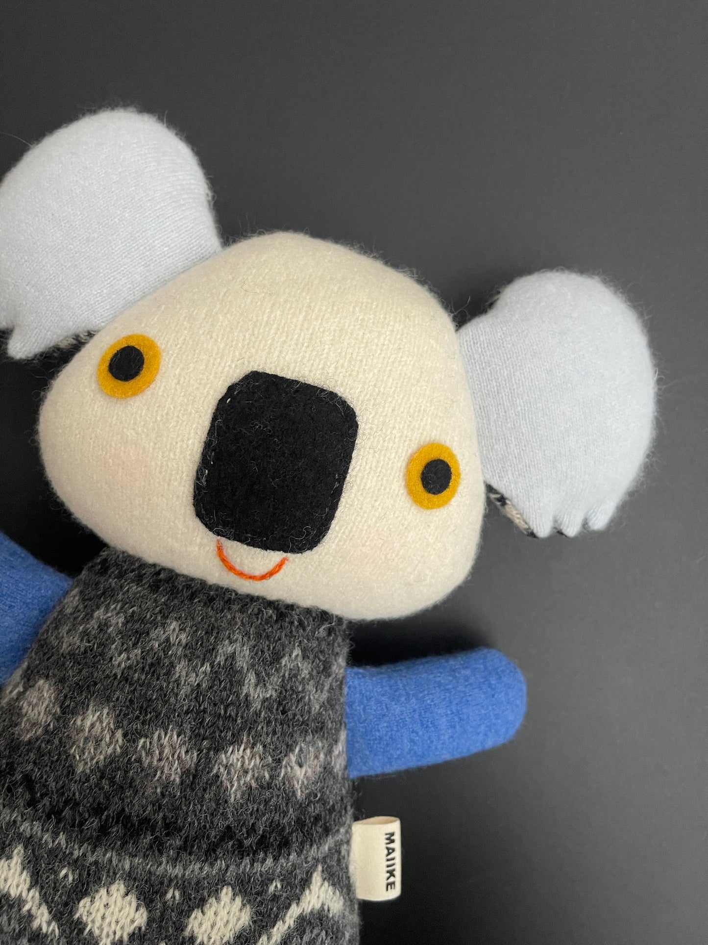 Koala - blue and diamonds